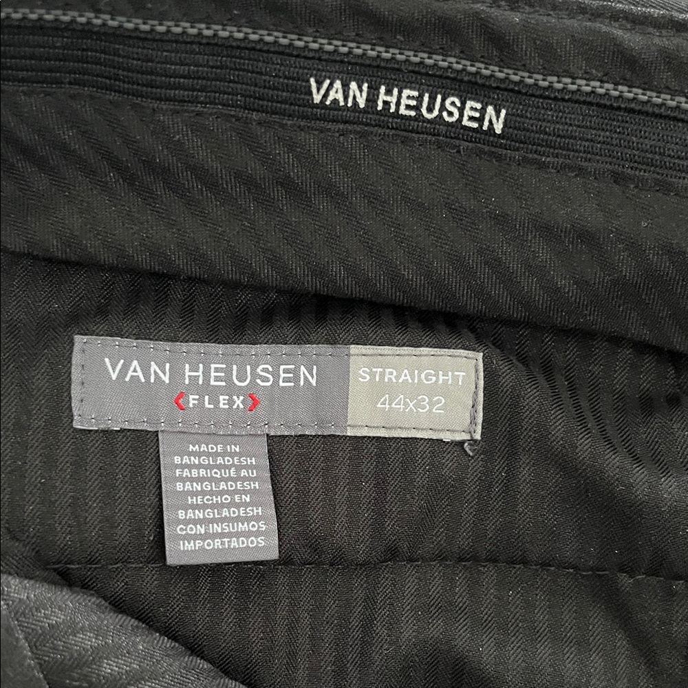 Van Heusen Flex Straight Pants in Black 44x32